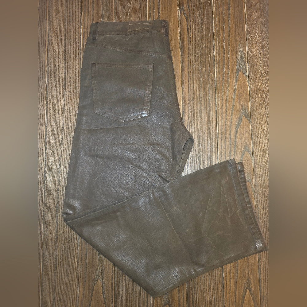 Women's Relaxed Fit / Straight Leg / Mid Rise Waxed Pant